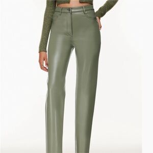Aritzia Wilfred Melina Faux Leather Pants